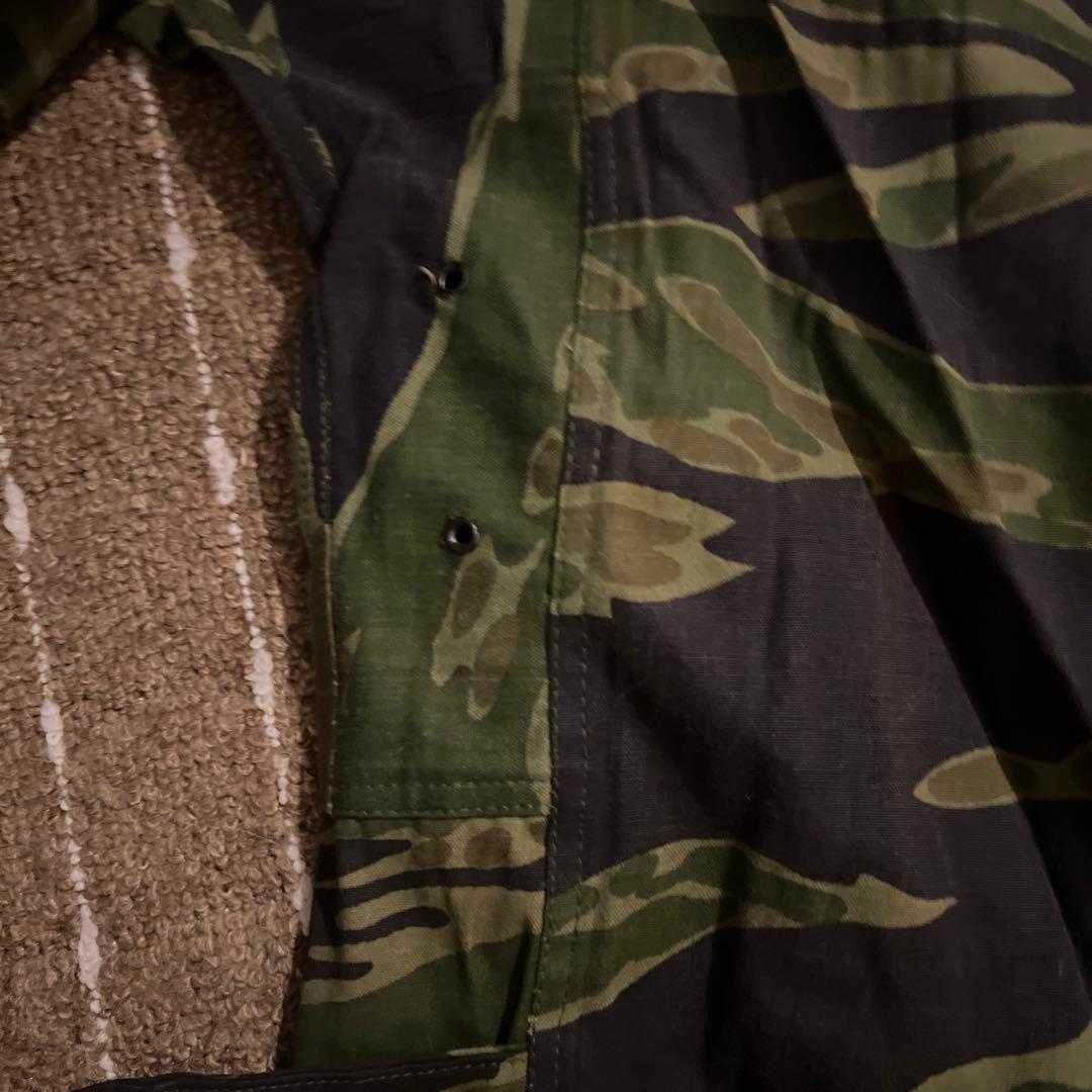 70年代　ベトナム戦　タイガーストライプ　タイガーカモ　ジャケット　ビンテージ