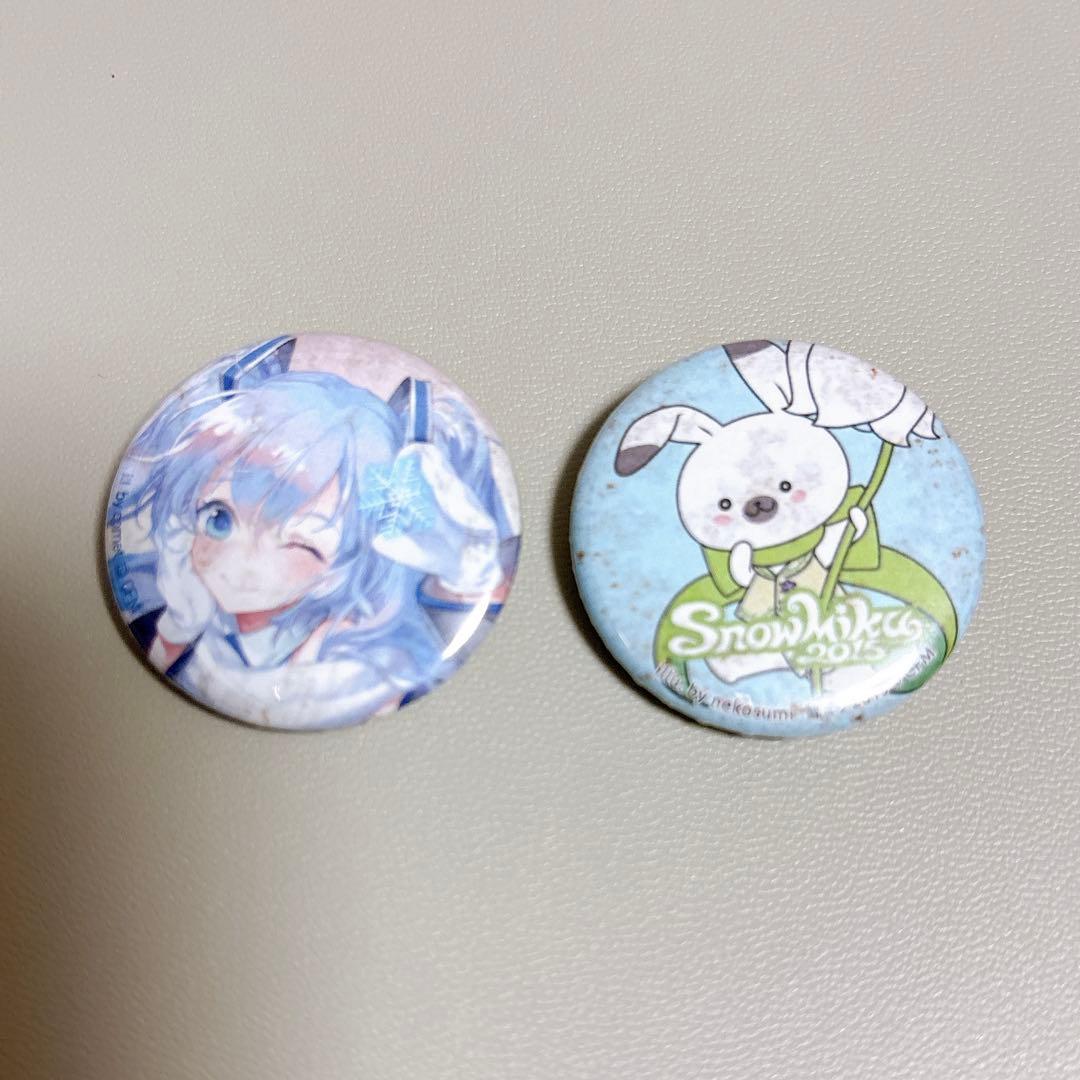 初音ミク 雪ミク スカイタウン ニコニコ超会議2016 カフェ 缶バッジ