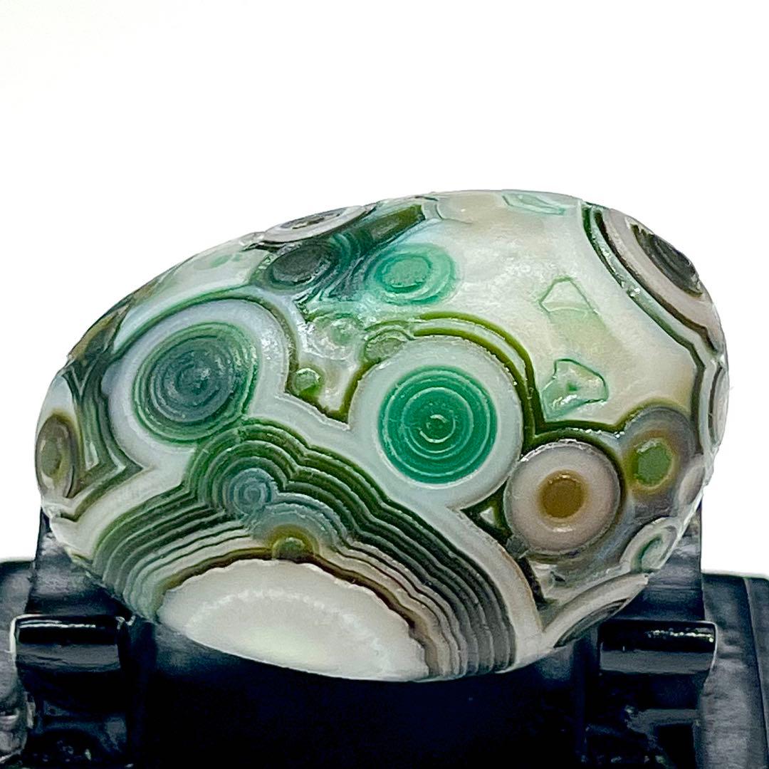 ゴビ瑪瑙 火山湖 原石 S686 ゴビアゲート 天眼石 鉱物