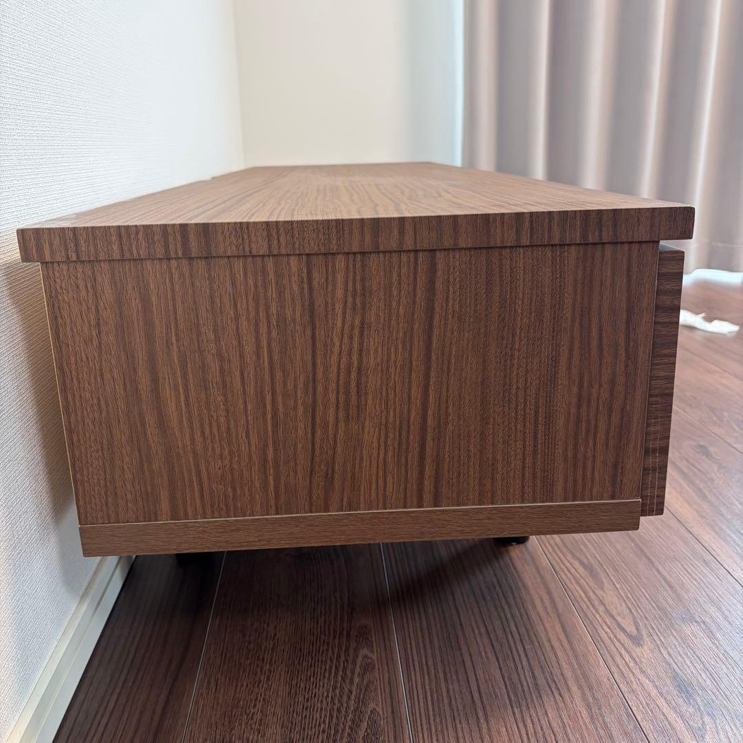 【美品】ニトリ テレビ台　ローボードエトナ140LB MBR