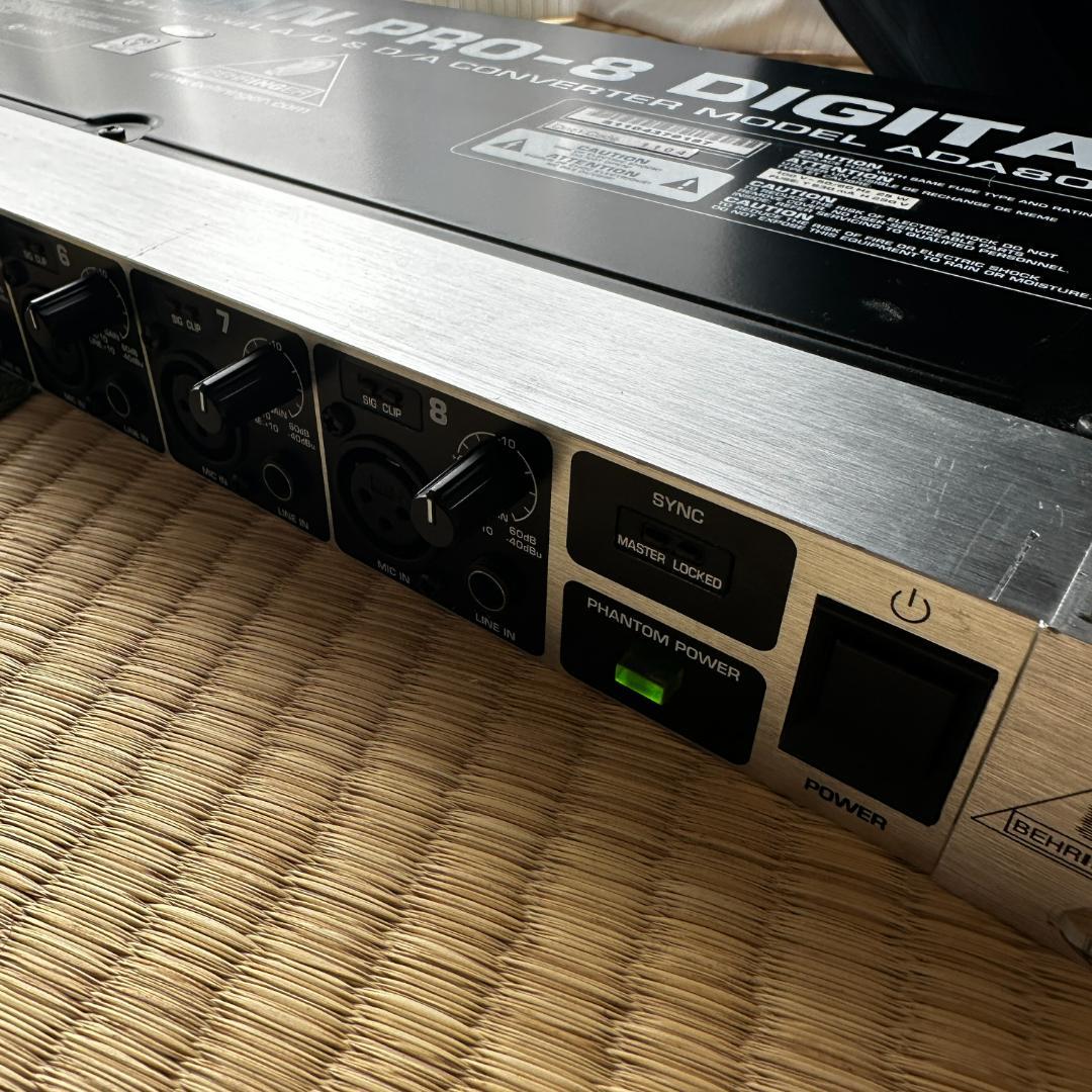 DTM・DAW Behringer UltraGain Pro-8 ADA8000 ADAT