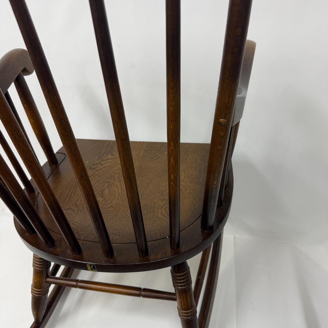 飛騨産業 キツツキ マーク ロッキングチェア 無垢 ビンテージ