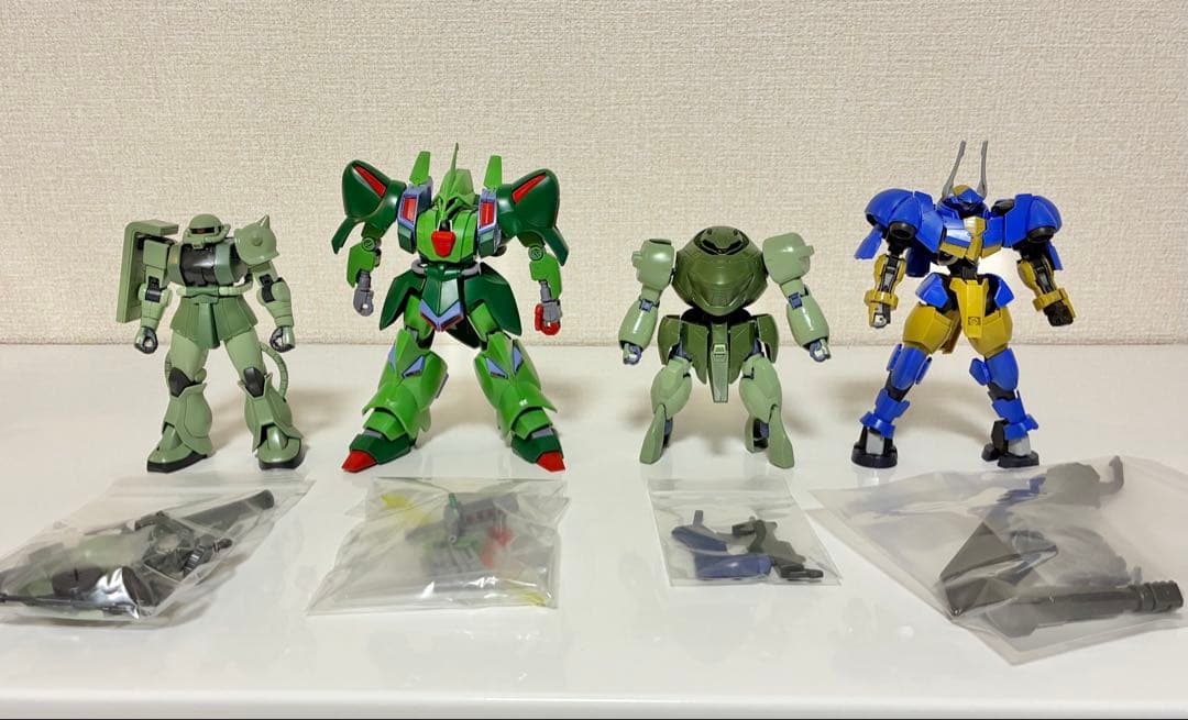 【まとめ売り】プラモデル組立済み完成品 ガンダム・ガンプラ・モデロイド