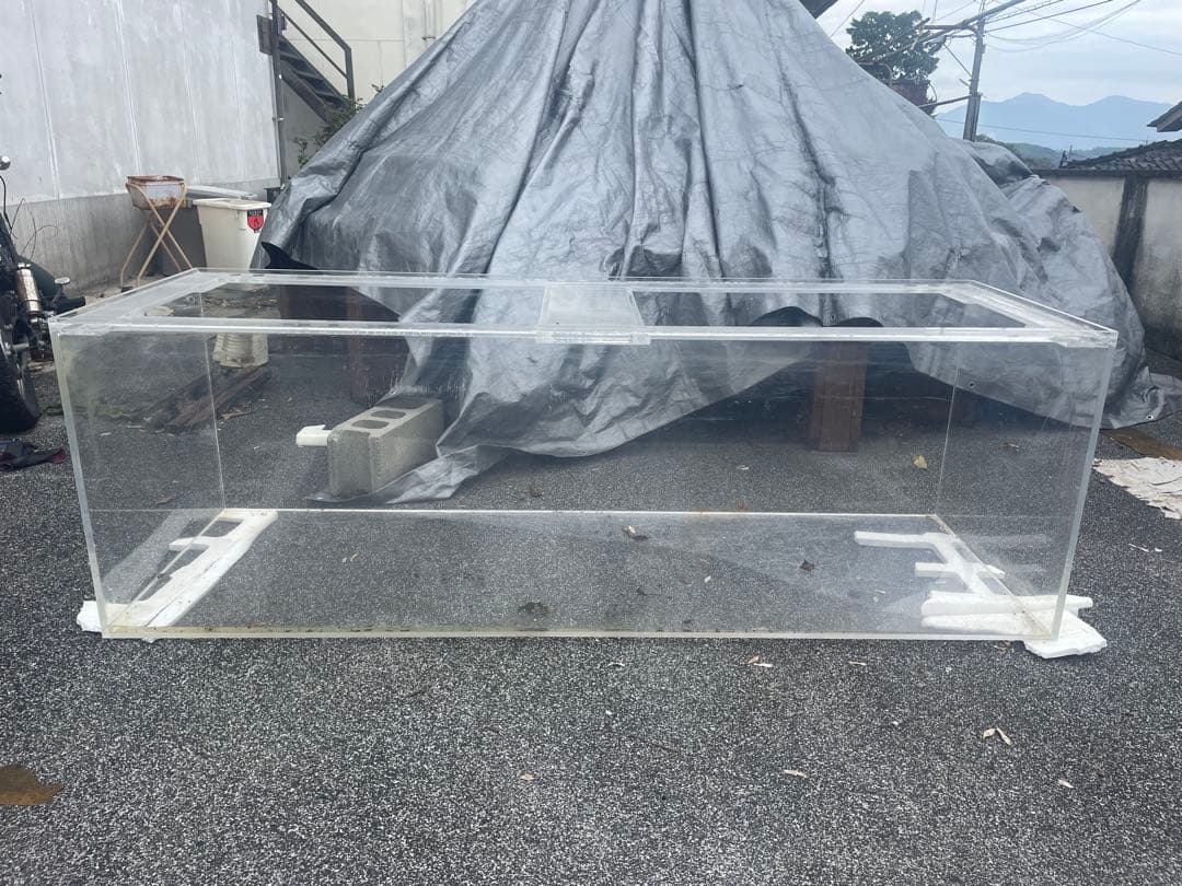 アクリル水槽　1800×600×600 オールクリア　発送可能