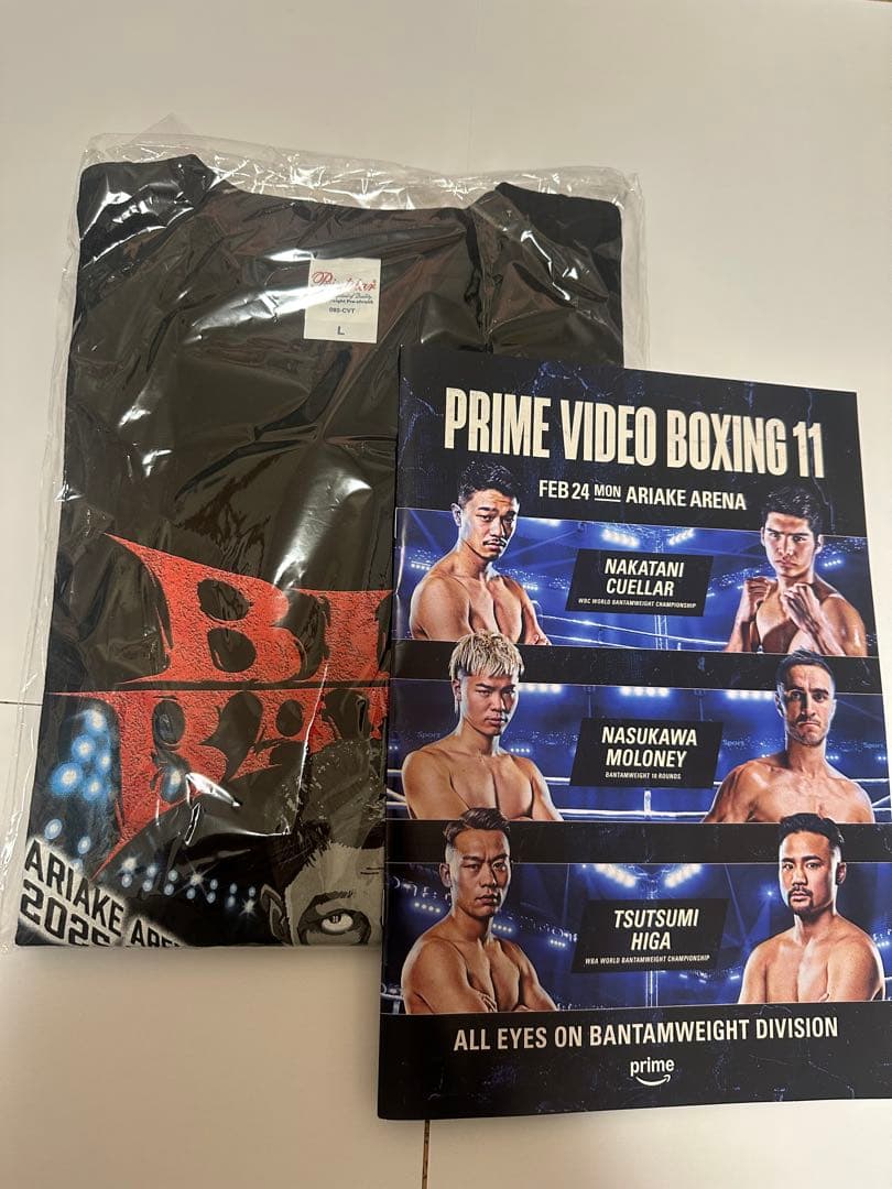 中谷潤人限定BIG BANG Tシャツ Lサイズ ブラックひなた出品