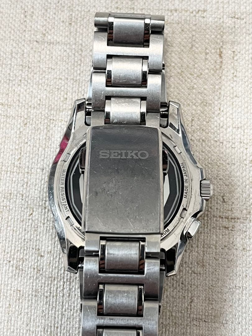 【不動品】SEIKO BRIGHTZ 電波ソーラー チタン 7B22-0AP0