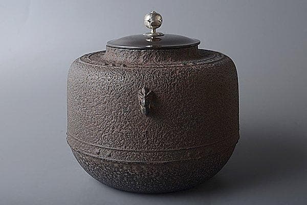 u282 茶道具　時代　佐藤清光　萬代屋炉釜（上手）