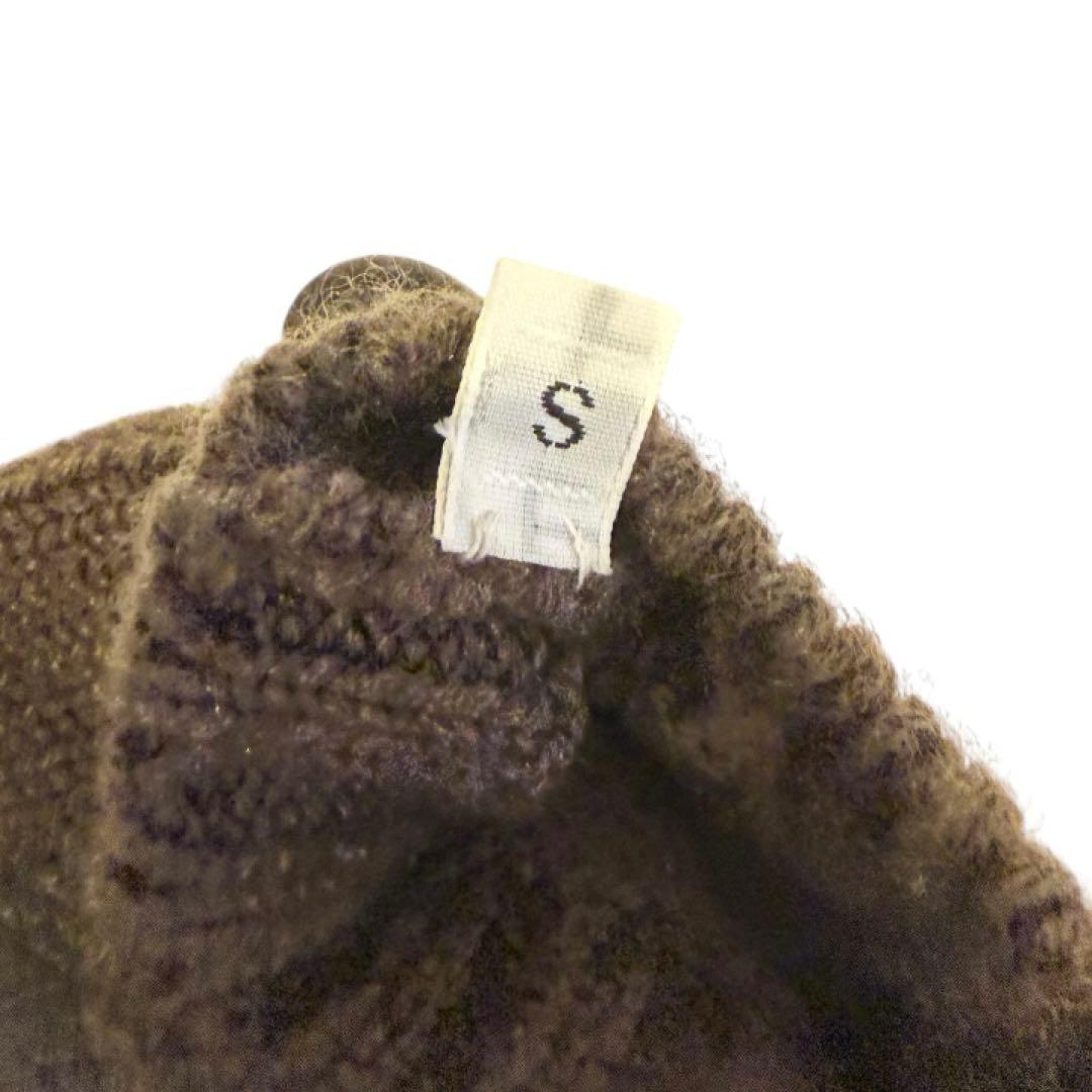 美品　HERMES エルメス　リオネル　カシミヤニットグローブ　サイズS