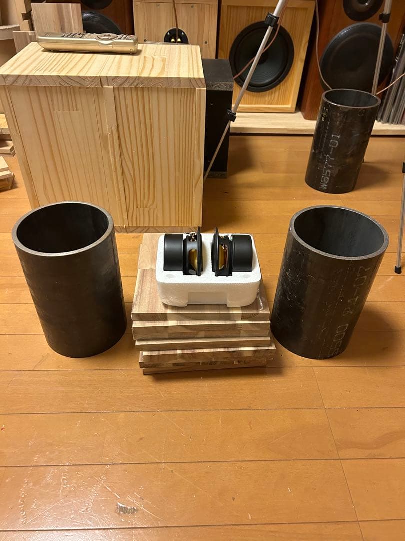 自作スピーカー 金属製配管スピーカー