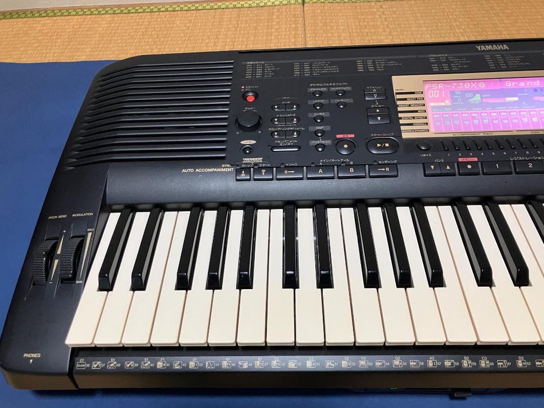 【希少】ヤマハ PSR-730 ポータトーン 707音色・自動伴奏機能 動作良好
