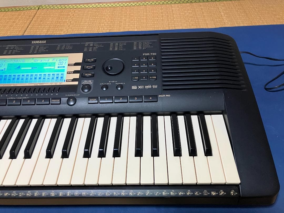 【希少】ヤマハ PSR-730 ポータトーン 707音色・自動伴奏機能 動作良好