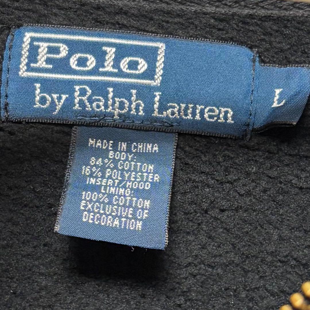 polo by ralph lauren ジップパーカー ブラック