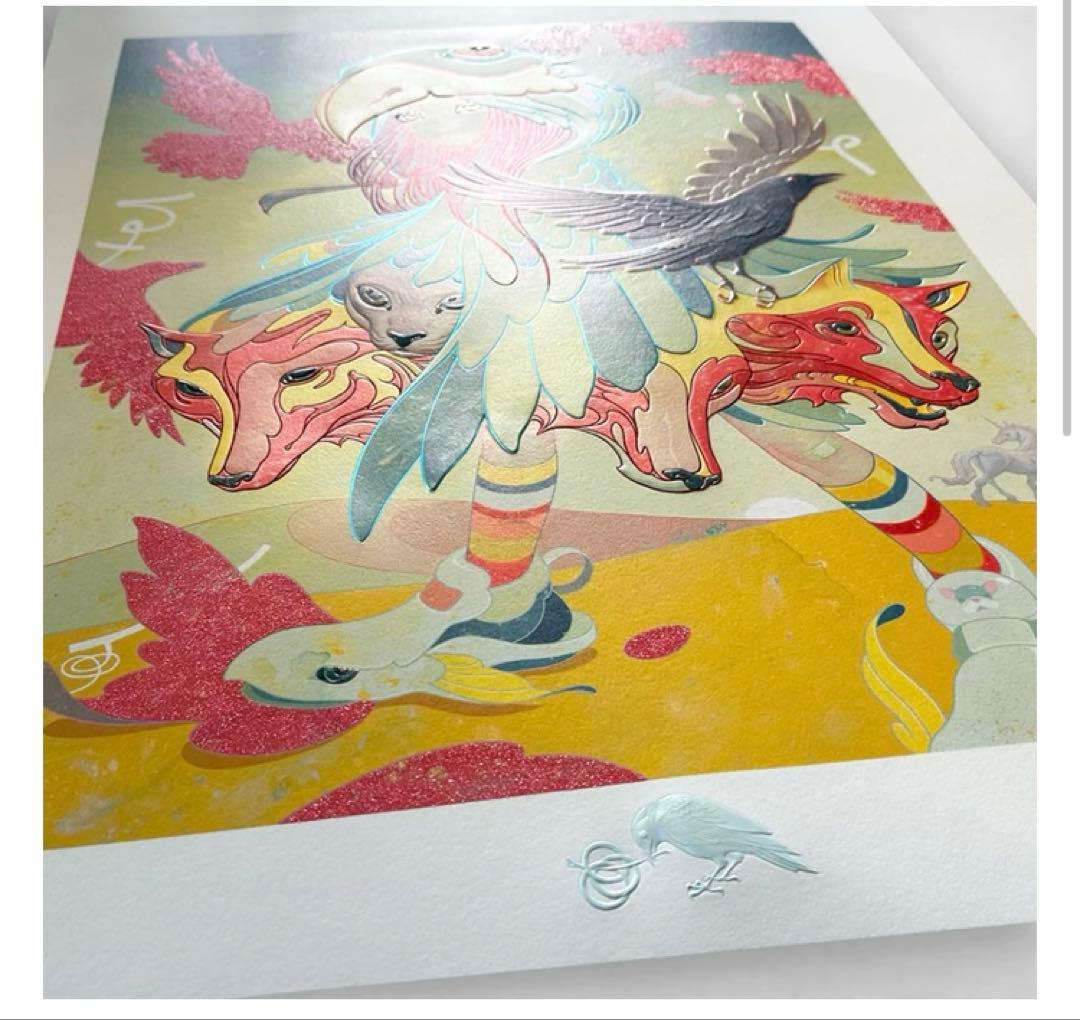 ジェームスジーン　ジクレープリントポスター　直筆サイン入り