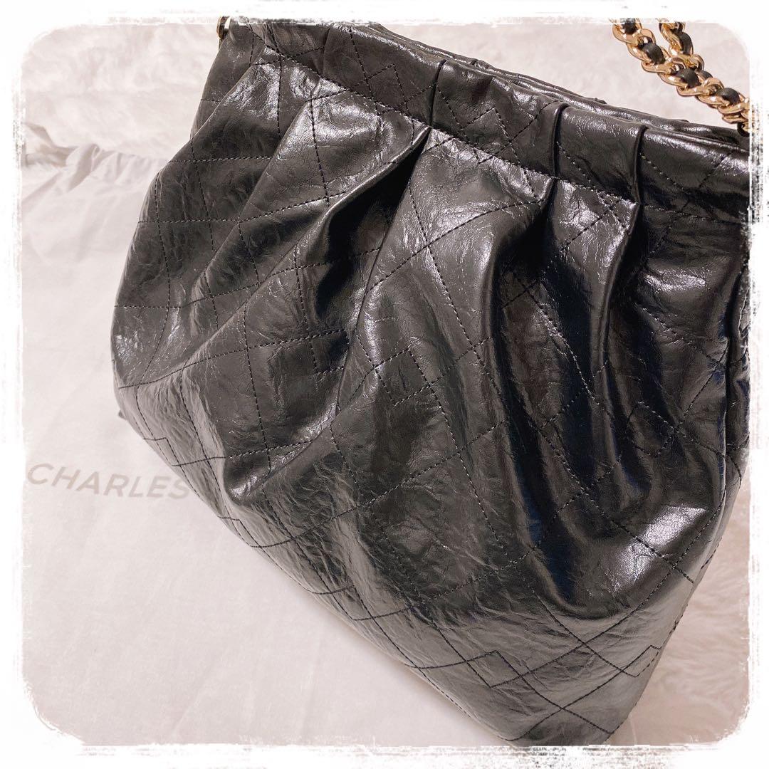 Charles & Keith duoチェーンハンドルツーウェイバックパック L