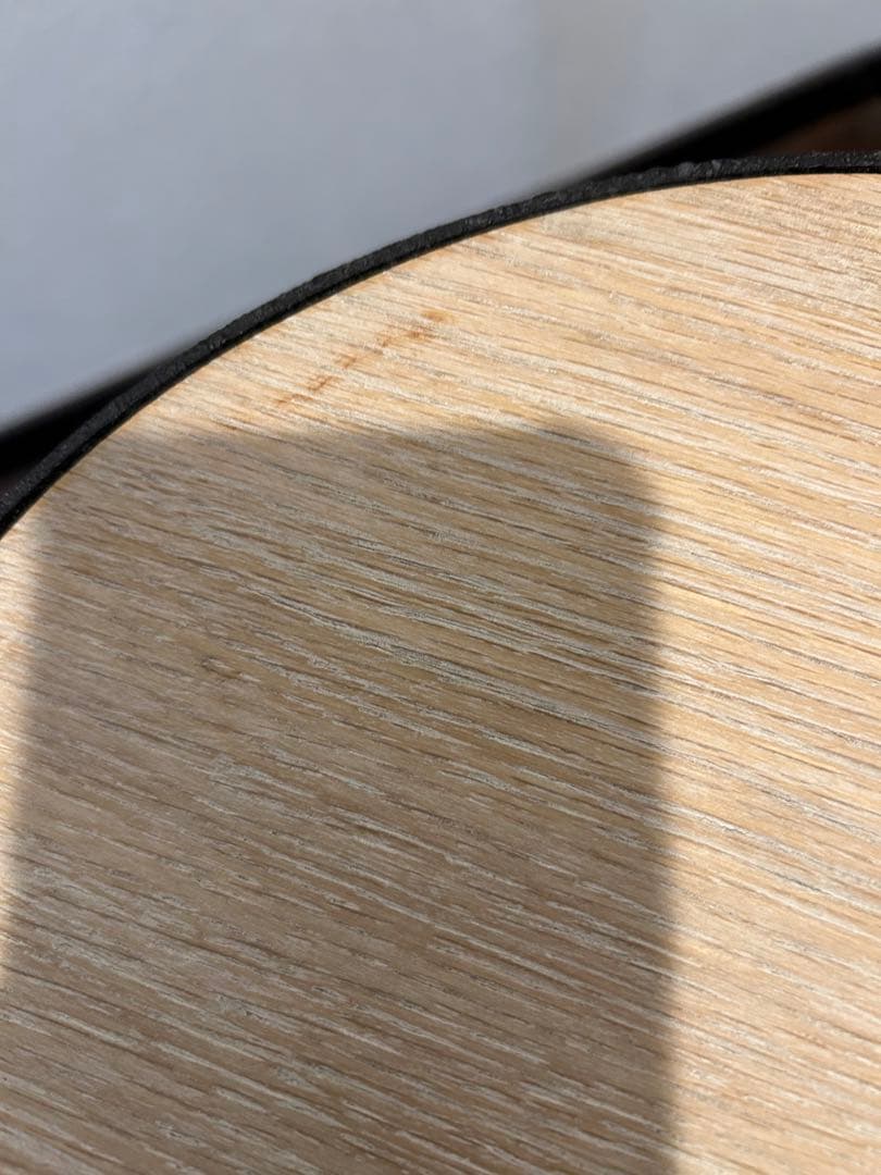 アクタス　サイドテーブル　オークブラックアイアン