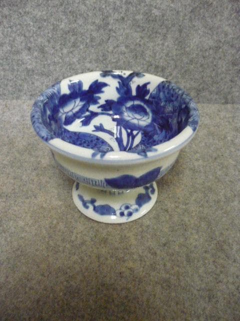 伊万里 ねじれ文 染付 盃洗 [B31405]