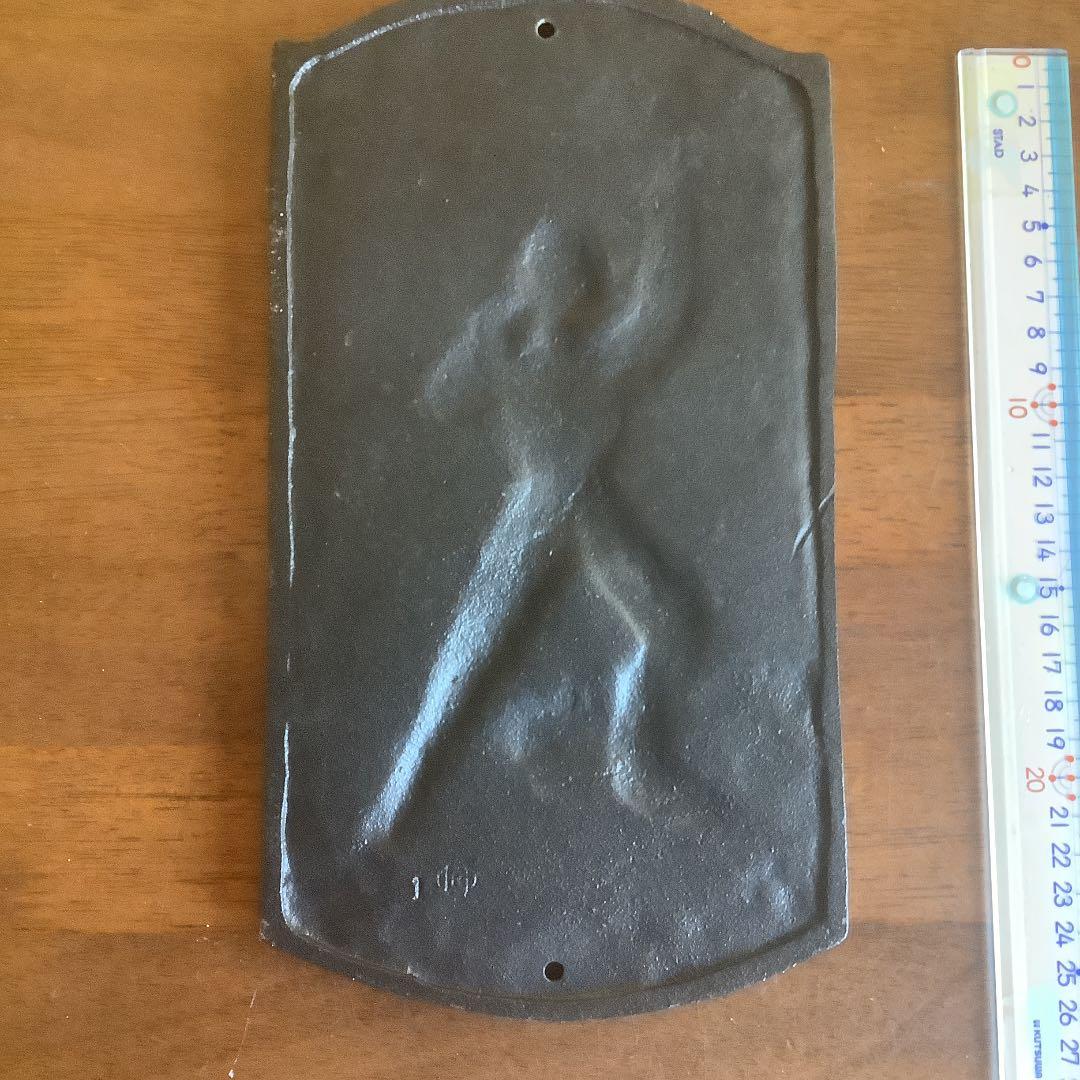 アンティーク　勇敢な消防士　看板　レアー品