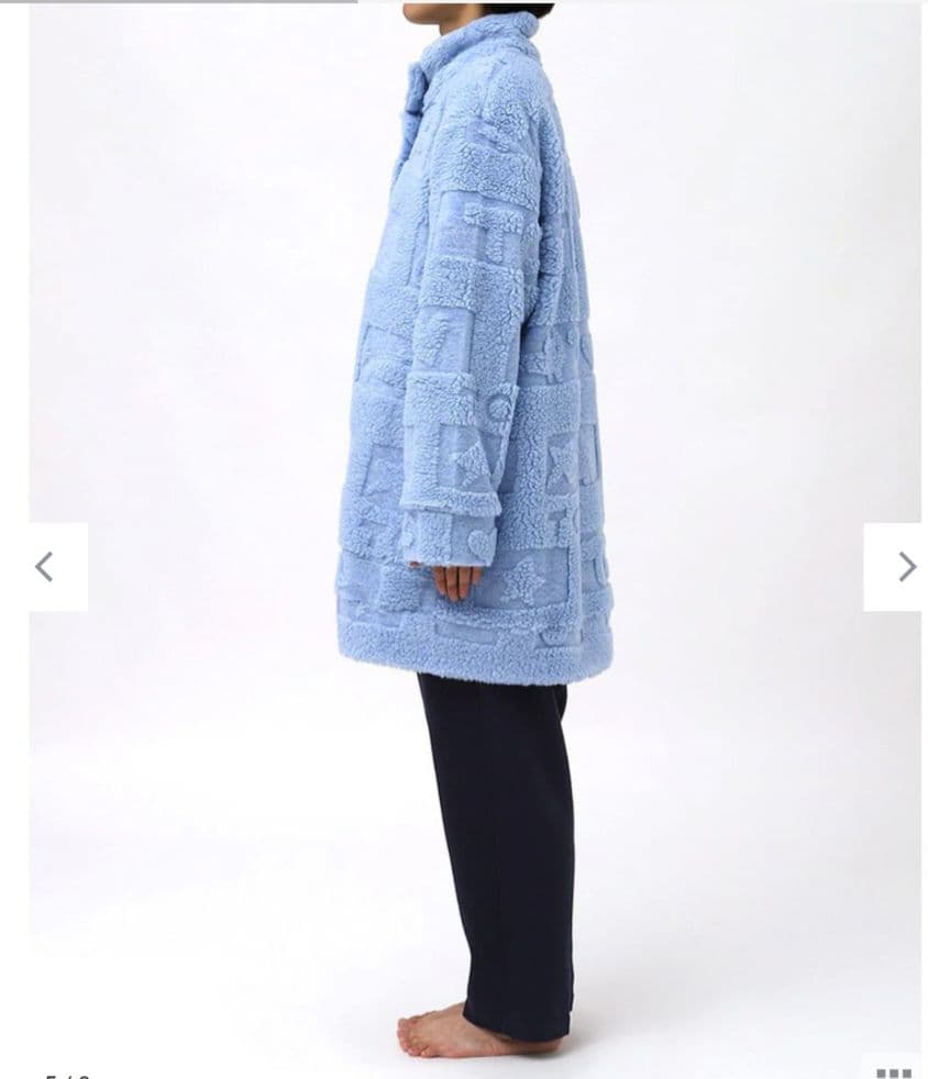 新品タグ付き ワコール ツモリチサト ローブ ガウン 羽織 ルームウェア ボア