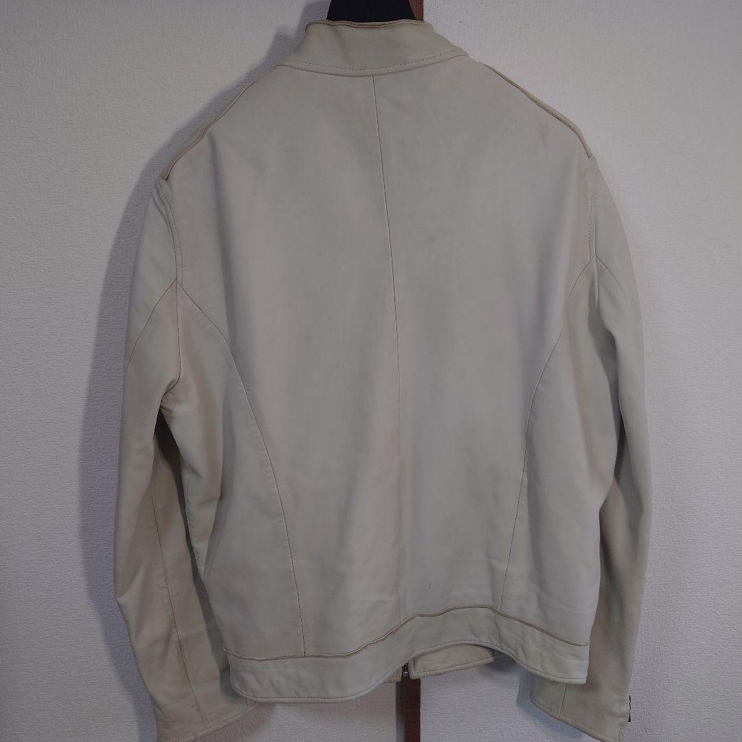 VERSACECOLLECTIONライダースジャケット白