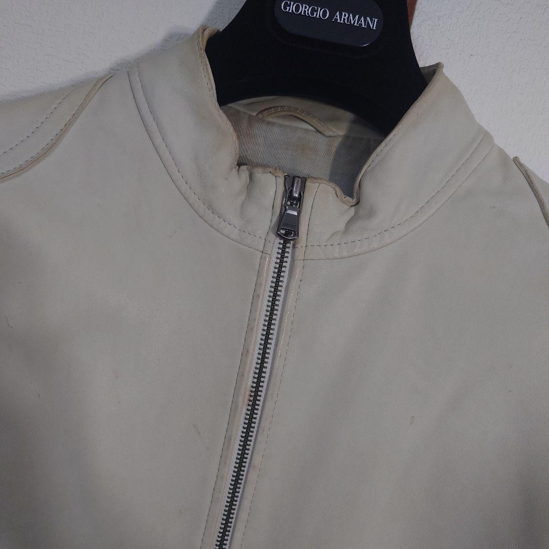 VERSACECOLLECTIONライダースジャケット白