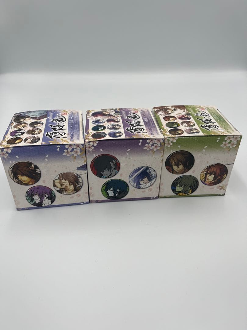 薄桜鬼　トレーディング缶バッジ　未開封　3BOX セット
