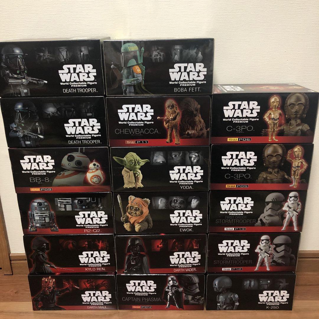未開封❗️スターウォーズ ワールドコレクタブル フィギュア全17点セット