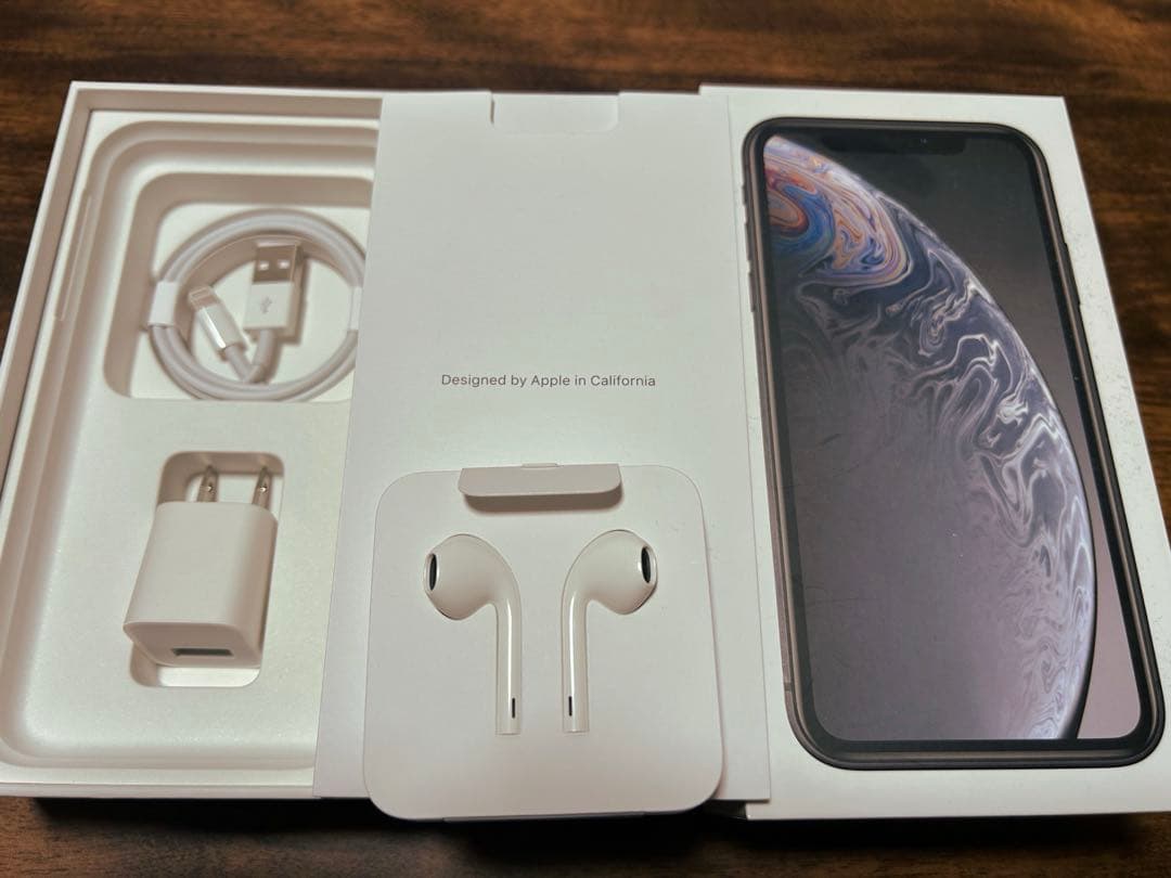 Apple iPhone XR ブラック128GB 付属品あり