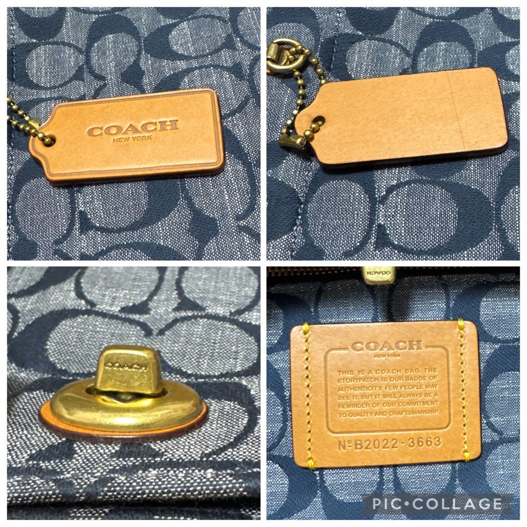 新品タグ付き　保管袋付き　COACH フィールド トート 22 シグネチャー