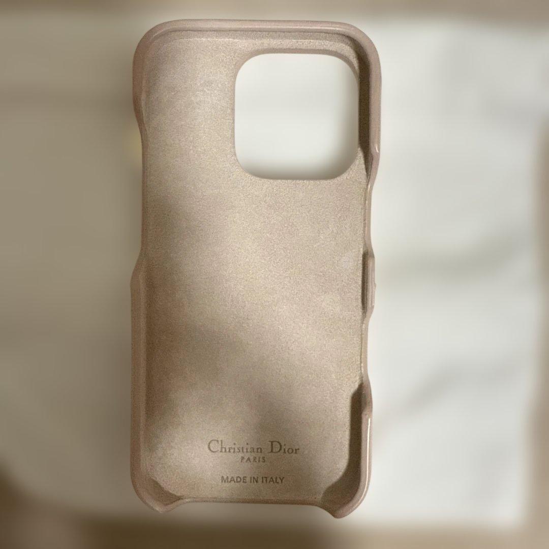 新品未使用 Dior ピンクレザー iPhone16proケース