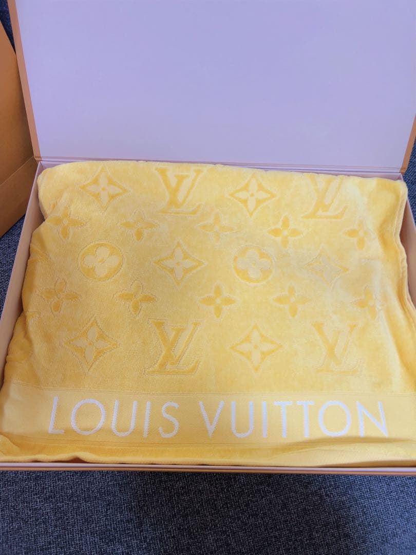 ★新品未使用 ヴィトン ビーチタオル LV バケーション ラージ バスタオル
