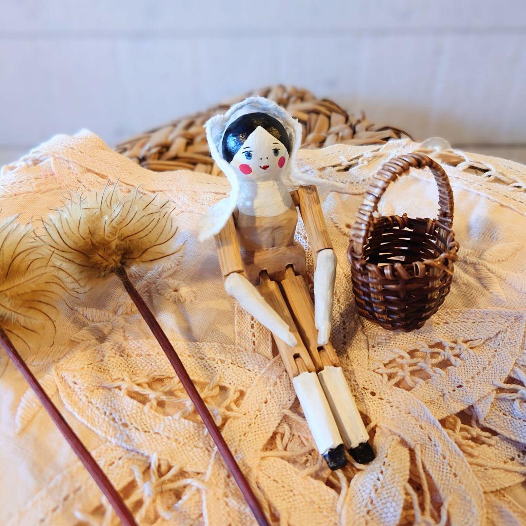 ミニチュア ペグドール ハンドメイド㉓アンティーク風 アーミッシュ ブライス