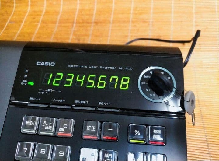 カシオレジスター　SE-S20/NL200　人気機種　送料無料　108801