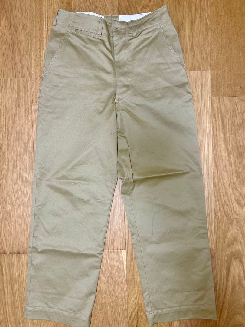 WAIPER.inc 米軍 M-45 チノトラウザー カーキ ミリタリー