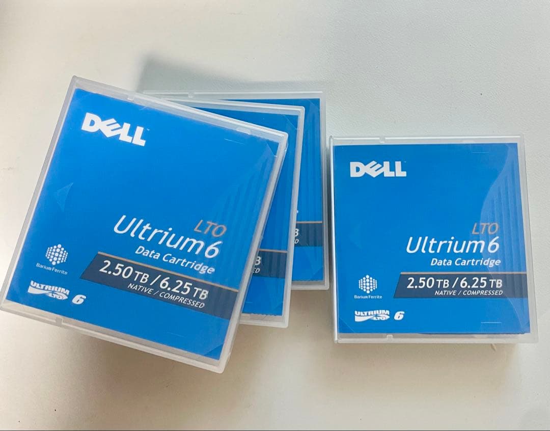 DELL LTO6 Ultrium データカートリッジ 2.5TB 4本