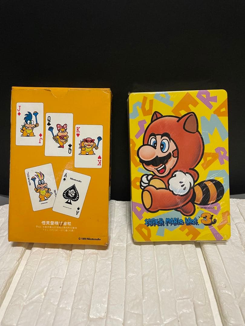 未使用保管品スーパーマリオブラザーズ3　キングサイズトランプ