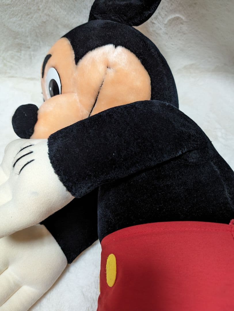 【美品】アメリカ　レトロ　ヴィンテージ　オールド　特大　ぬいぐるみ　ミッキー