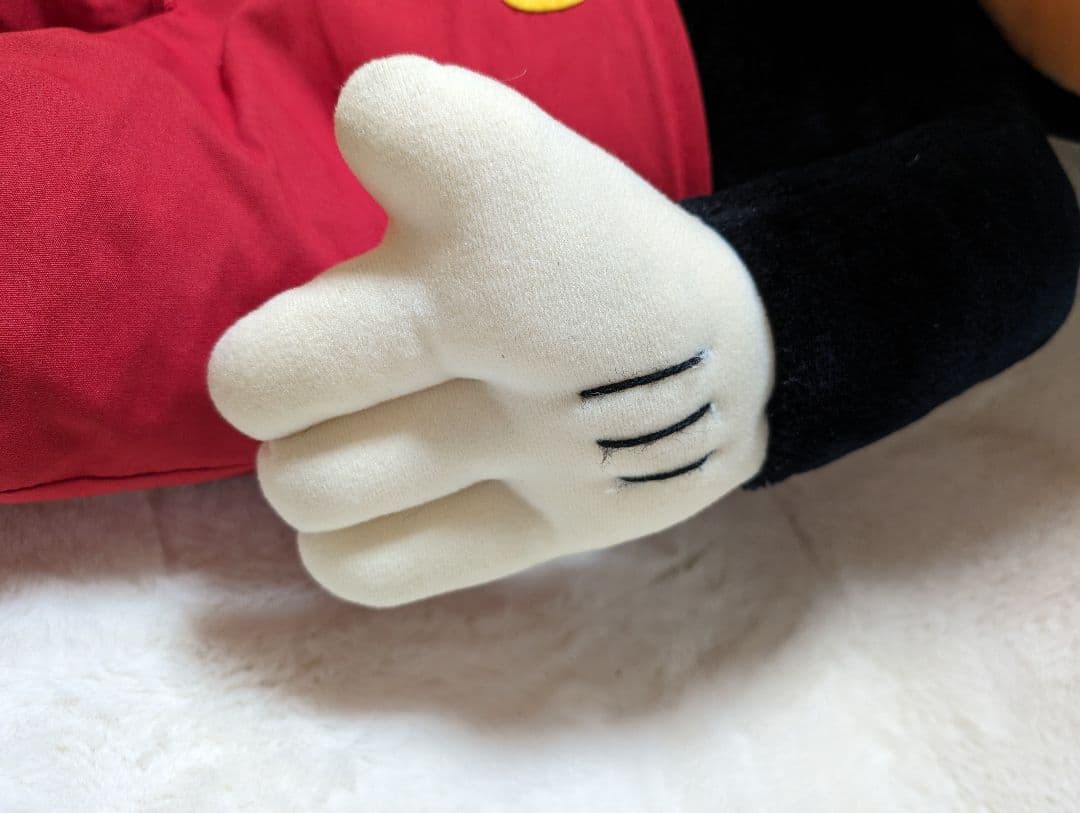 【美品】アメリカ　レトロ　ヴィンテージ　オールド　特大　ぬいぐるみ　ミッキー