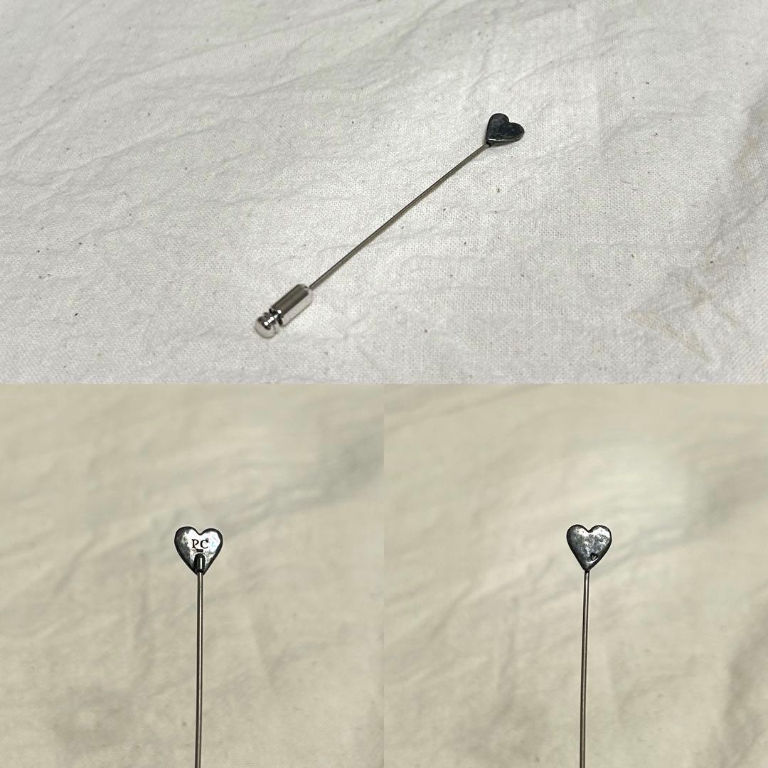 アクセサリー - CLASSICGENTLEMAN HEART PIN - SILVER
