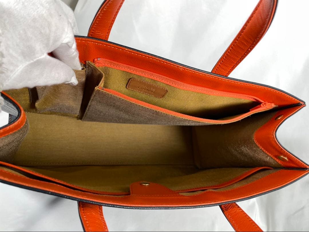 美品 大峽製鞄 オオバセイホウ ビジネスバッグ トートバッグ ヨーロピアンカーフ