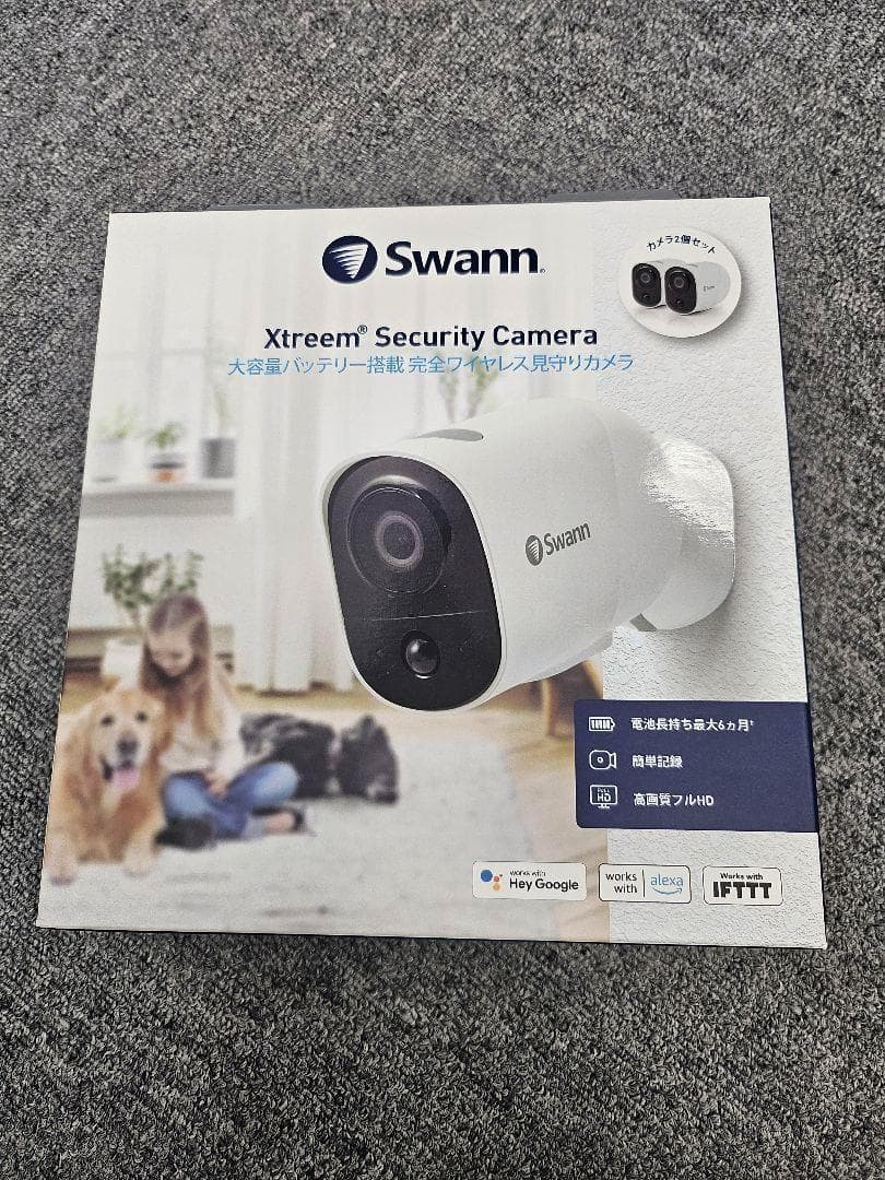 Swann スワン セキュリティカメラ 防犯カメラ ワイヤレス見守りカメラ2個付