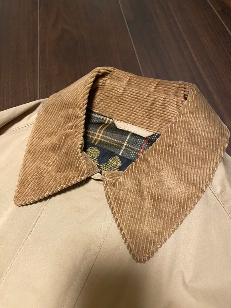 Barbour ベージュジャケット　ビデイル　ノンオイル　サイズ38