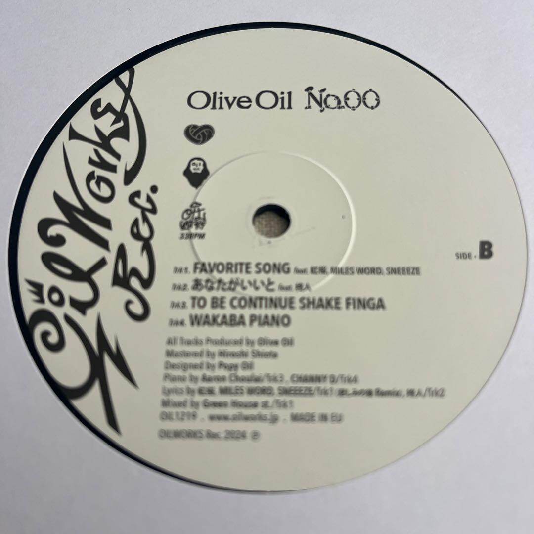 最安値 レア盤 OLIVE OIL / No.00 LP 日本語ラップ RAP