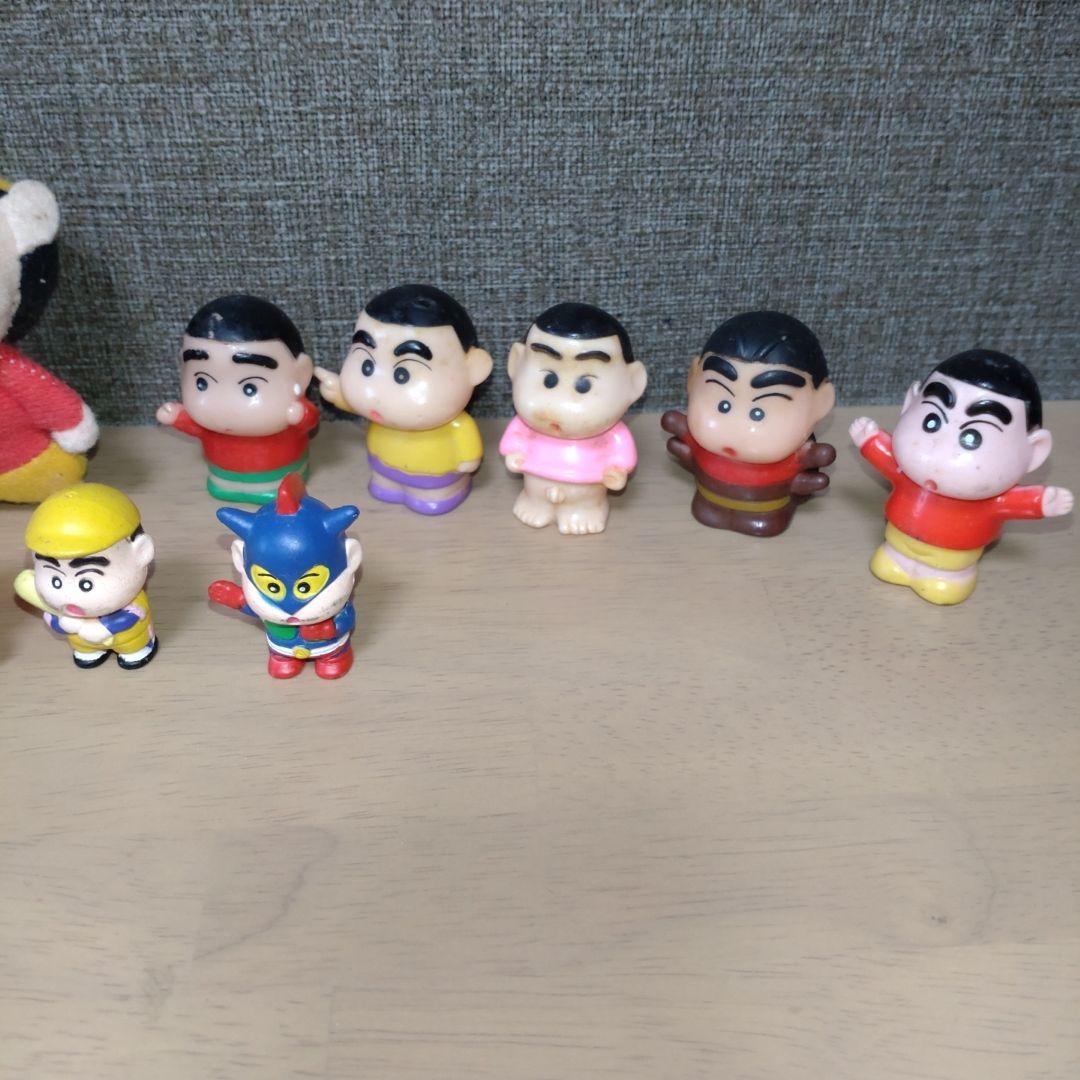 初期　クレヨンしんちゃん　指人形　フィギュア　ソフビ　昭和レトロ