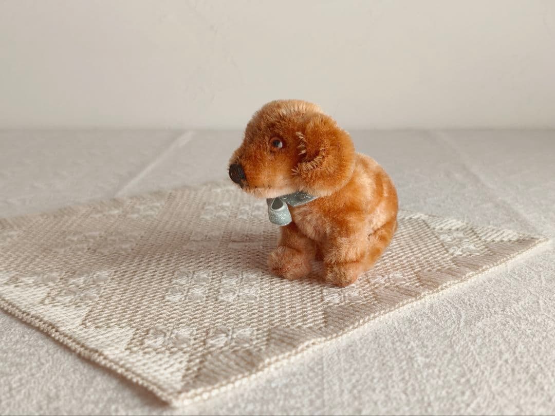 * vintage animal ❀ オレンジグラスアイ *ミニチュア ダックス