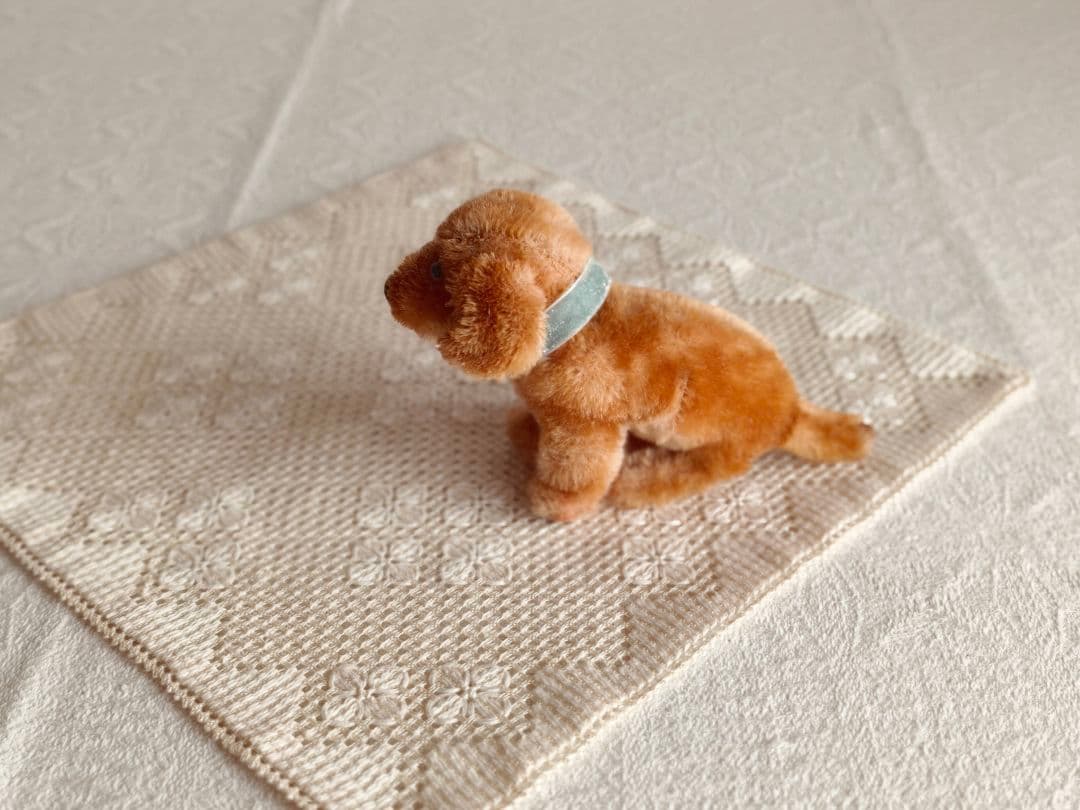 * vintage animal ❀ オレンジグラスアイ *ミニチュア ダックス