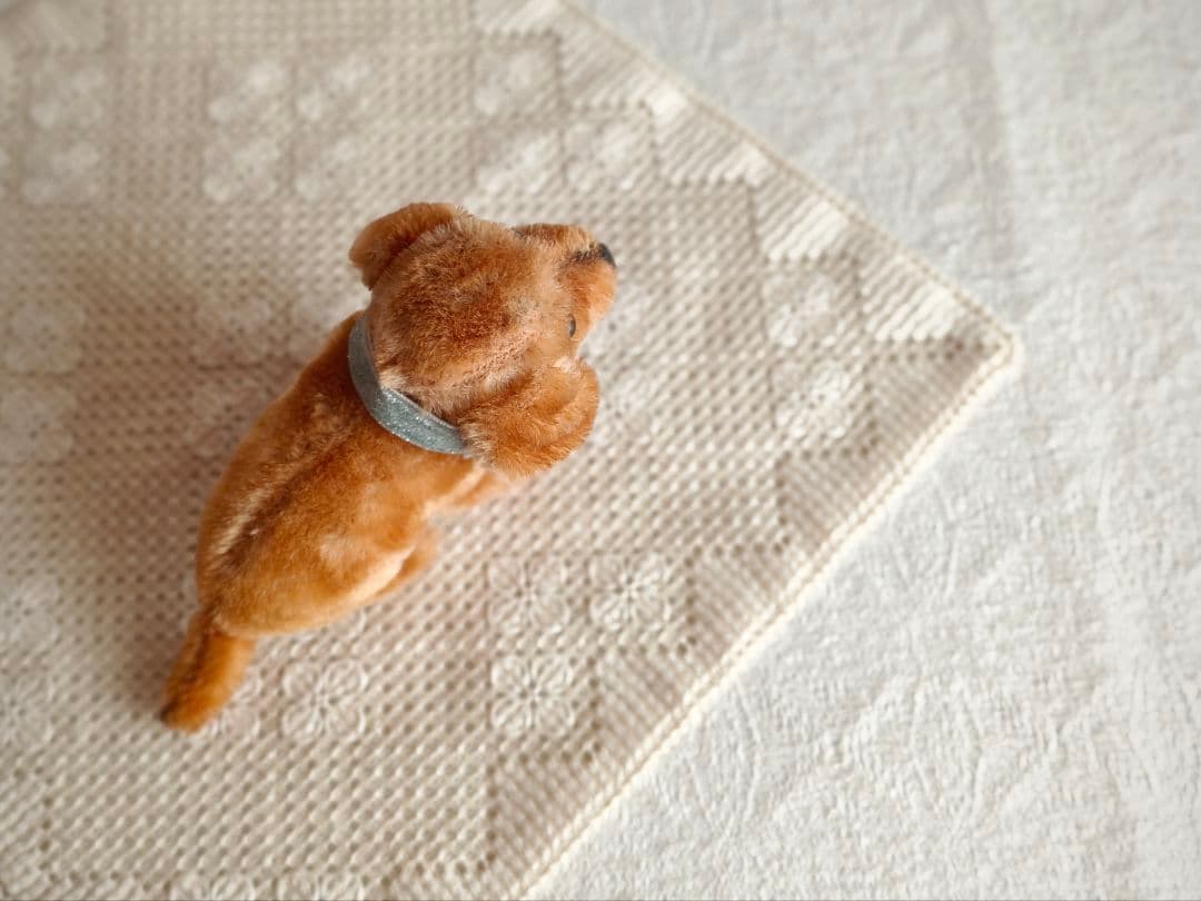 * vintage animal ❀ オレンジグラスアイ *ミニチュア ダックス