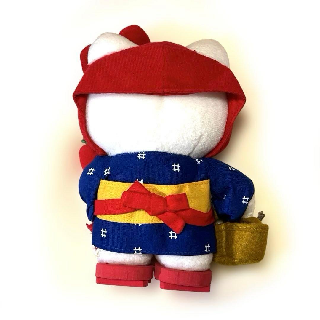 サンリオ ハローキティ みちのくキティ物語 りんご娘 ぬいぐるみ