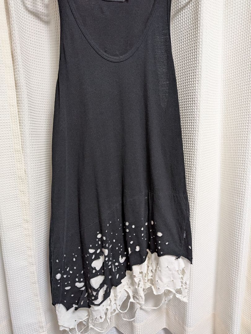 CIVAZIZE タンクトップ 黒/白