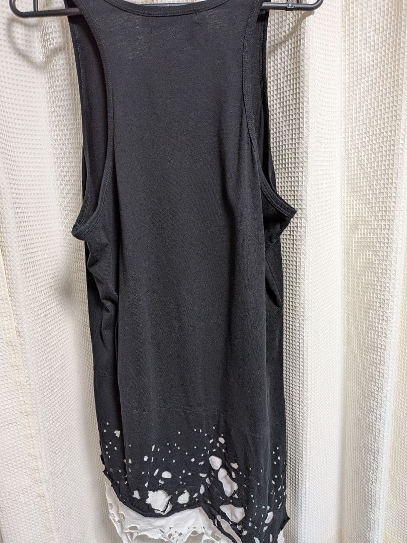 CIVAZIZE タンクトップ 黒/白