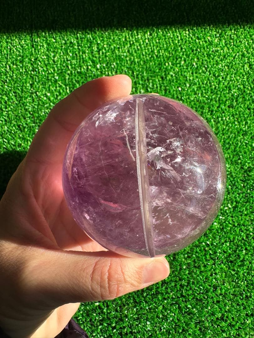アメジスト スフィア（天然石） 506g
